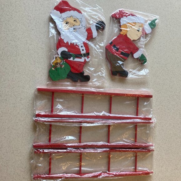 House of Lloyd Holiday Santa Elf Up The Ladder By Christmas Around